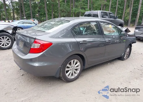 2012 Honda Civic Ex-L from USA, damaged, VIN 2HGFB2F92CH551831